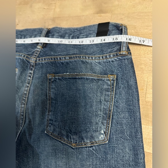 Vince Blue Straight Jeans with raw hem - Picture 7 of 10